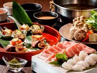 全室個室のおもてなし期間限定メニュー　～和彩美食～琉球食材とアグー豚のしゃぶしゃぶコース