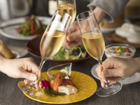 【平日限定★個室】乾杯スパークリング付き！miniランチコース