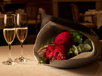 <Lunch> [Anniversary Plan] Celebrate with a champagne toast and a bouquet of flowers | 15,000 yen