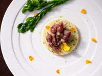 3/4～5/31ランチ「セゾン」契約牧場国産牛フィレのグリエとオードブル、スープ、デザートなど全7品