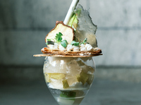 parfait menu  洋梨　カルダモン　セロリ