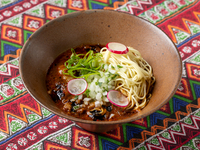 【ランチ土日祝限定10食】メキシカンラーメンセット