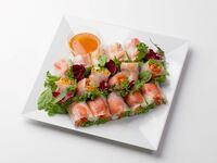 【PP-10】海老とサーモンの生春巻き　スイートチリソース