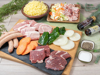 [Basic BBQ set + all-you-can-drink soft drinks]