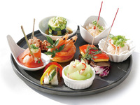 ★個室2時間利用★【予約制】ノンミートコース　〜海鮮と野菜をたっぷり楽しめるヘルシーなコース〜