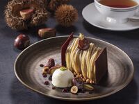 【9月1日～9月30日】乾杯シャンパン付 和栗のモンブランセット