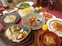 SpecialCourse【E】～国産牛や48時間熟成の美明豚のグリルなど全12品　2.5時間飲み放題付き