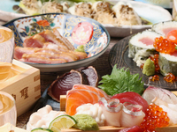 [Easy drinking party] A banquet course perfect for a drinking party, including grilled local chicken and seafood bowls ★ 4,500 yen with all-you-can-drink
