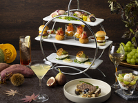 <土・日・祝日ティータイム> Autumn limited High Tea "HARVEST AURA (ハーベスト オーラ)" ☆ Includes a 90-minute free-flow of tea and non-alcoholic drinks! Early-bird discount ☆