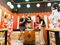Japanese drum experience [1,000 yen course]