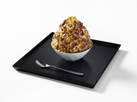 渋皮栗のかき氷