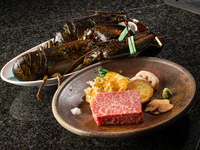 ◇【寿】（活オマール＋肉コース）（ランチ）