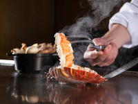 ■【鳳寿】（活伊勢海老＋肉コース）（ディナー）