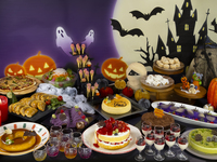 Halloween Sweet Buffet — September～October 2026 “Spellbound Treats Garden” Young children (ages 3 to preschool)