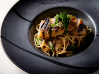 華味鶏の和風パスタ