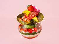【Special Discount for Miyako Citizens】Strawberry and Kyoto Matcha Crepe Parfait