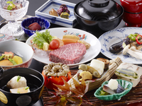 長崎和牛ステーキ懐石（伊勢海老のポワレ付き）＠20,500円