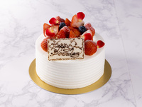 From October 2025 — Prepaid 4-sun round cake (fresh cream, approx. 12 cm)
