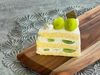 シャインマスカットのショートケーキ