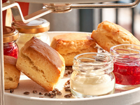 チョコレートアフタヌーンティー（ロゼスパークリングワイン付）＜テラス席＞