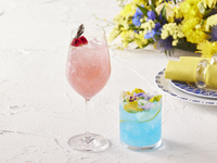 -NEW-《平日限定》【Flower Afternoon Tea】選べるJJコラボカクテル1杯付き+フフラワーアフタヌーンティー（9/2～12/8）