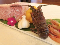 鶴庵　伊勢海老特別鉄板焼コース