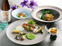 Seasonal recommended courses and pairings