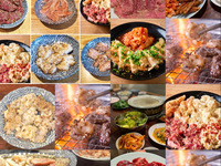 Beef tongue and Wagyuu steak course