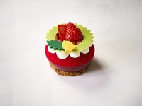 【クリスマスケーキ】ベルベットリース