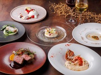 【Xmas2025】黒毛和牛フィレ肉のメインなど贅沢全7品+ロゼシャンパン含むグラス2杯付