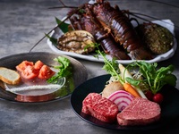 【 Xmas 2025 】  撫子 ～ 神戸牛と特選黒毛和牛フィレ × フォアグラ × キャビア、帆立 × 活 鮑とタラバ蟹 ＆ 伊勢海老グリル + 乾杯シャンパン付き