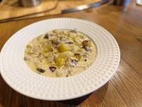 さつまいもとポルチーニ茸のニョッキ