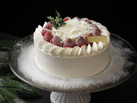 White Christmas Shortcake (18 cm)