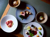 [Limited Time] AUTUMN COURSE — 5 dishes ◆ A healthy course featuring seasonal vegetables (Dessert can be replaced with a message plate)