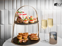Festive Afternoon Tea + Veuve Clicquot Champagne Glass