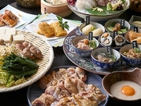 【個室確約】薩摩軍鶏すき焼きコース【2H飲み放題付】8品6000円(税込)