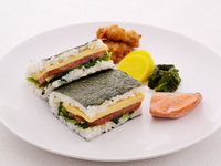 “Pork and Egg Rice Ball with Okinawan Miso”