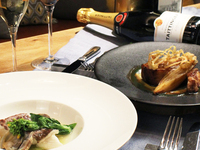 【Barエリア｜ディナー】忘新年会にもおすすめ！Le Beurre Noisette スペシャリテとWメインコース《お食事のみ》