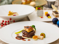 [Early Booking Discount] Christmas Lunch Course — Guaranteed Tokyo Station–side Seating ◇ Main: Kuroge Wagyu fillet and foie gras Rossini-style (with a glass of Champagne)