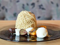 【休日】やまえ栗のモンブランデセール