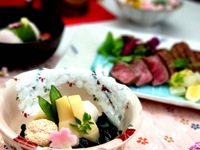 【ランチ×黒毛和牛と仙台名物厚切り牛タンが愉しめる彩り会席】　嵯峨　