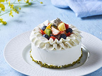 Strawberry and seasonal fruits cake 10㎝ (2pax) 