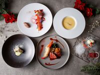 【2025Xmasランチ！早割★12月19日～25日】乾杯スパークリングワイン サーモンや牛サーロインを堪能！