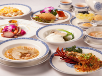 鮑・イセエビ・ふかひれ他、極上食材をこだわりの料理で楽しむ「エメラルドコース」