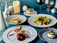 ≪早割！11月30日までの予約限定≫12/20～23,25【STREAM CHRISTMAS 2025】スパークリング含むワイン3杯付き★カジュアルにクリスマスを楽しむパスタや牛ヒレ肉が付いた全5品～Sirius Course～＜ワイン3杯付き＞