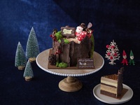 Bûche de Noël (Yule log cake)