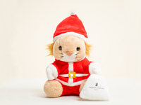 【Christmas collection】Santa Claus Ritz Lion (White)