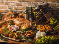 ワインボトル1本プレゼント!!【ディナー】ティスティング・アラウンド・ザ・ワールド「ワインテーブル」￥4,700