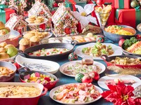 【2025Xmas】クリスマスランチ！ローストターキー・海老のアヒージョ・ブランマンジェの紅ズワイガニ乗せなど、さらに海鮮ちらし寿司や揚げたての天麩羅も登場！