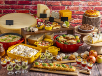 【11・12月】　「カジュアルイタリアンと冬のあったかチーズフェア」土日祝ランチビュッフェ 大人通常料金より20％OFF⇒3,360円